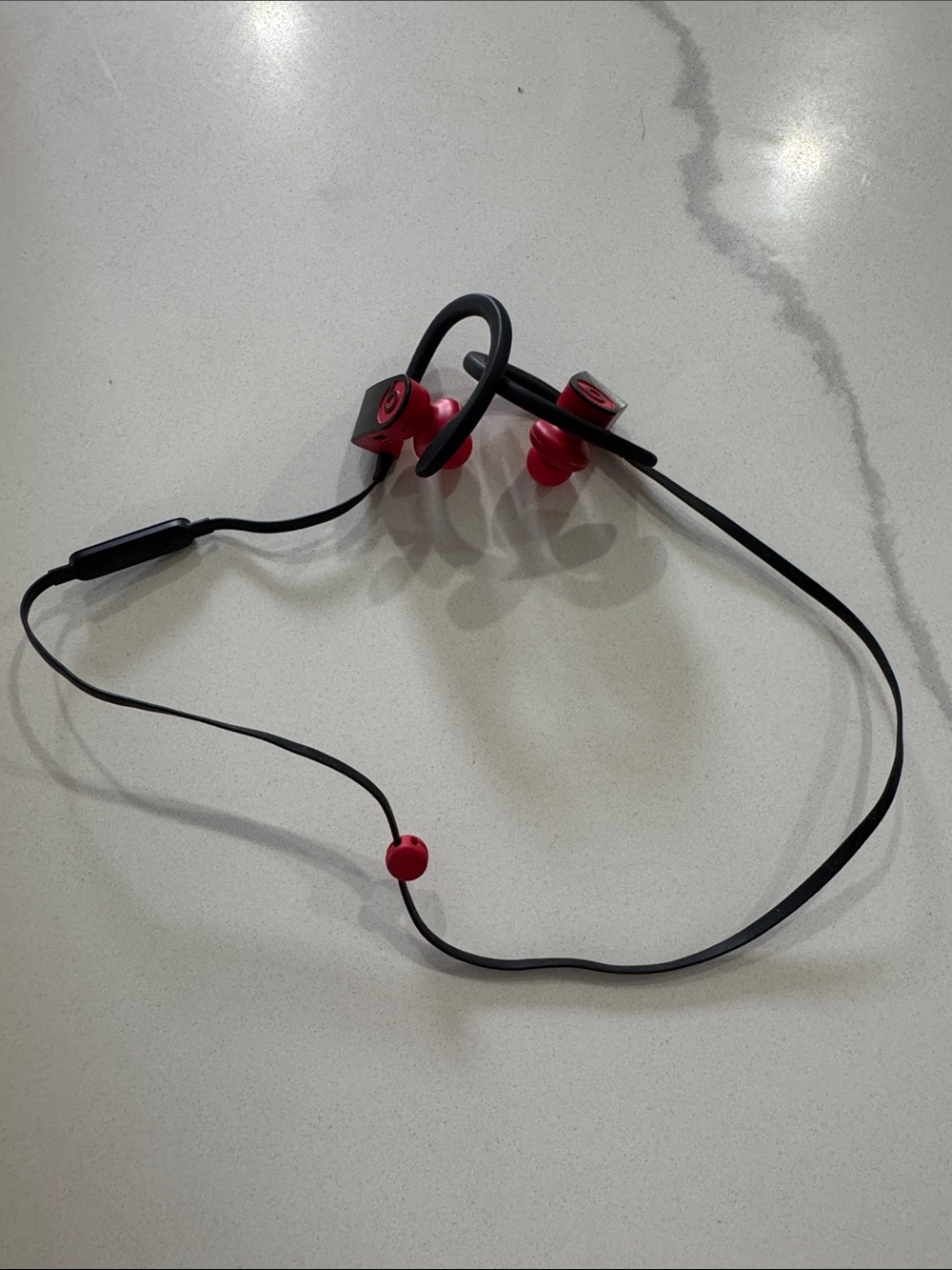 Beats by Dre Red and Black On-Ear Wireless Earbuds
